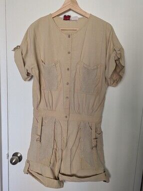 Vintage Safari Romper